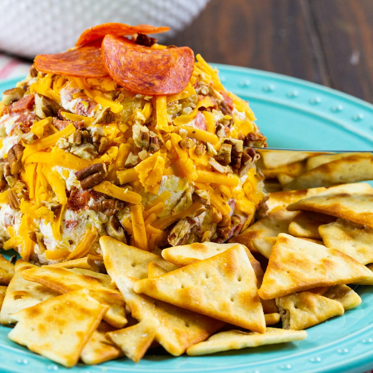 Peppy Pepperoni Cheese Ball