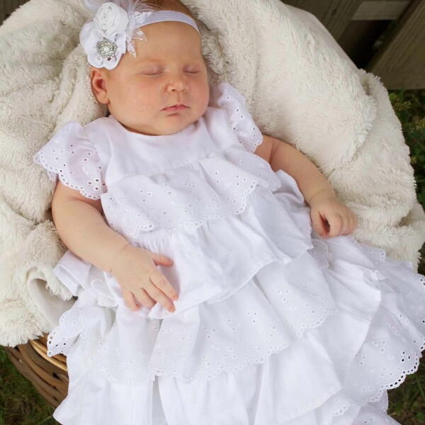 Picksparrow Newborn Baby Girl Curtain/Pillow Case Dress/Frock(Rose) –  Picksparrow