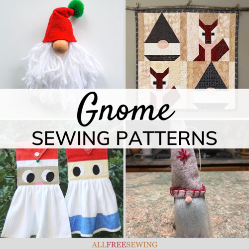 10 Free Gnome Sewing Patterns