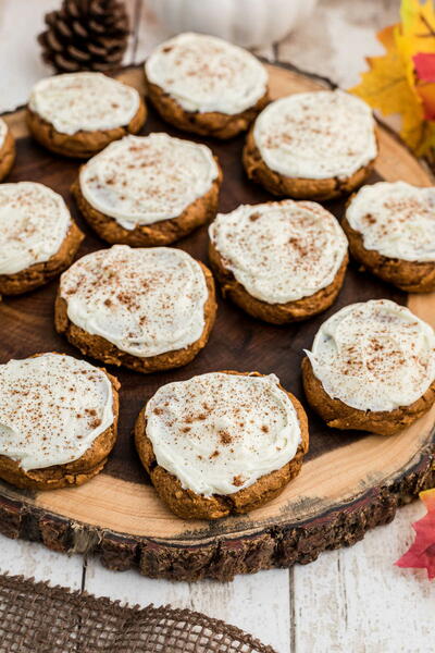 Pumpkin Spice Box Mix Cookies