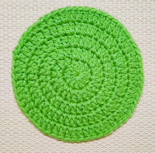 Solid Double Crochet Spiral Circle