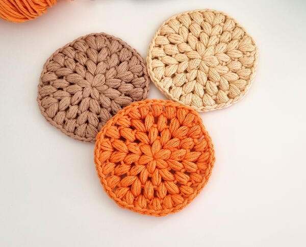 Round Crochet Coasters