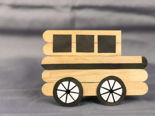 Easy School Bus Craft