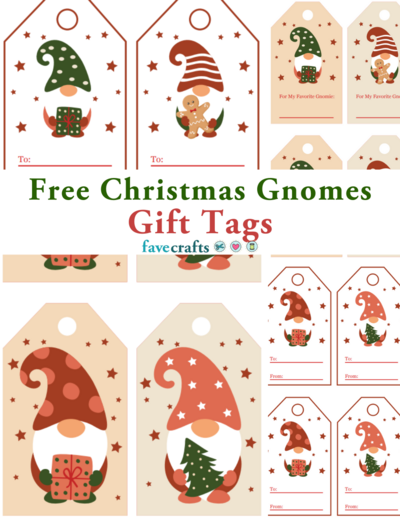 Free Printable Gnome Gift Tags