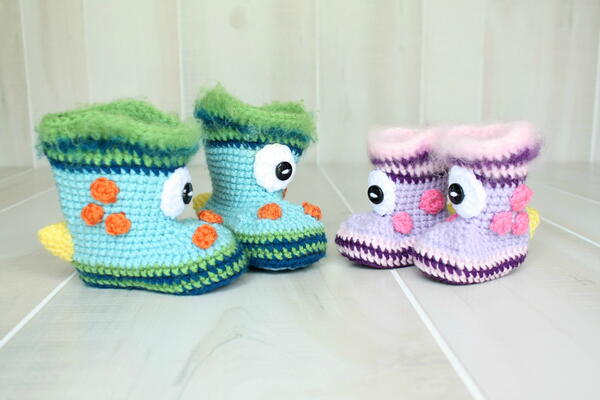 Monster Boots Crochet Pattern