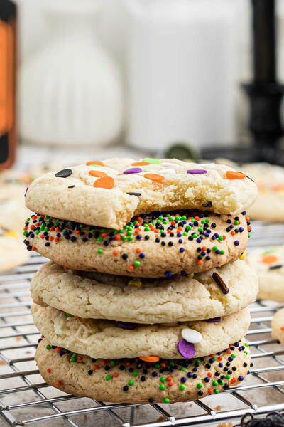 Halloween Cookies With Sprinkles
