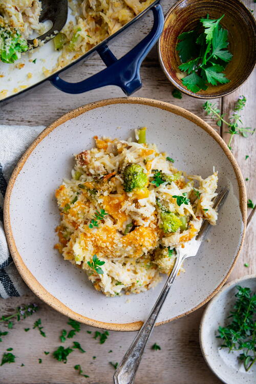 Broccoli Cheese Chicken And Rice Casserole