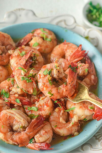 Shrimp Scampi Without Wine