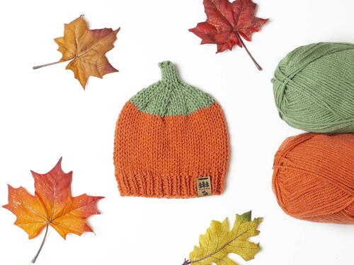 Halloween Pumpkin Toque Baby Children Women Men Hat Knitting Pattern
