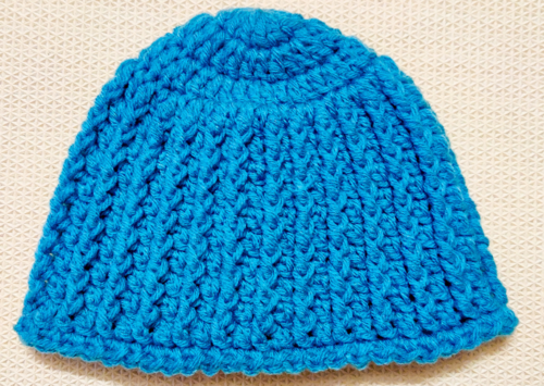 Easy Textured Crochet Beanie Cap