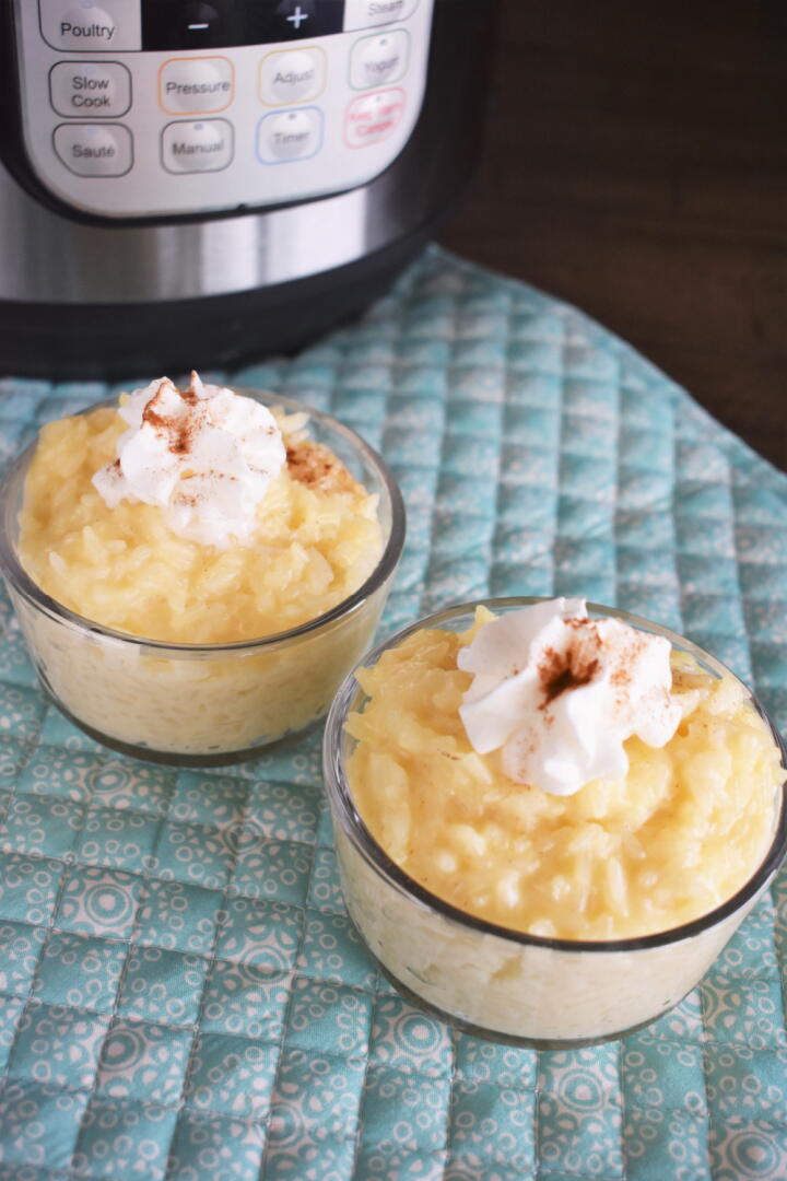 Instant Pot Rice Pudding