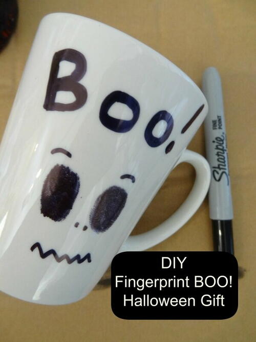 Boo-tiful DIY Ghost Mug
