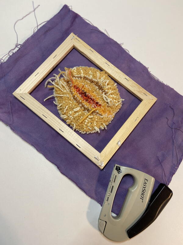 Threadneedle Against Wall Punch Needle Wall Hanging | FaveCrafts.com