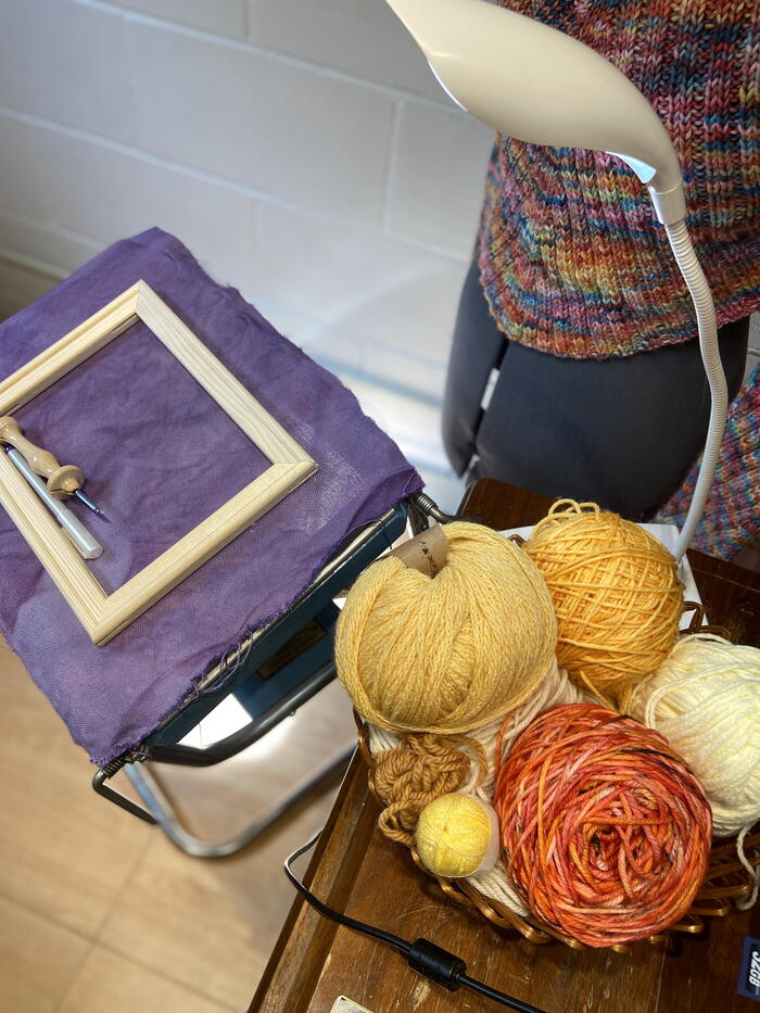 Punch Needle Wall Hanging