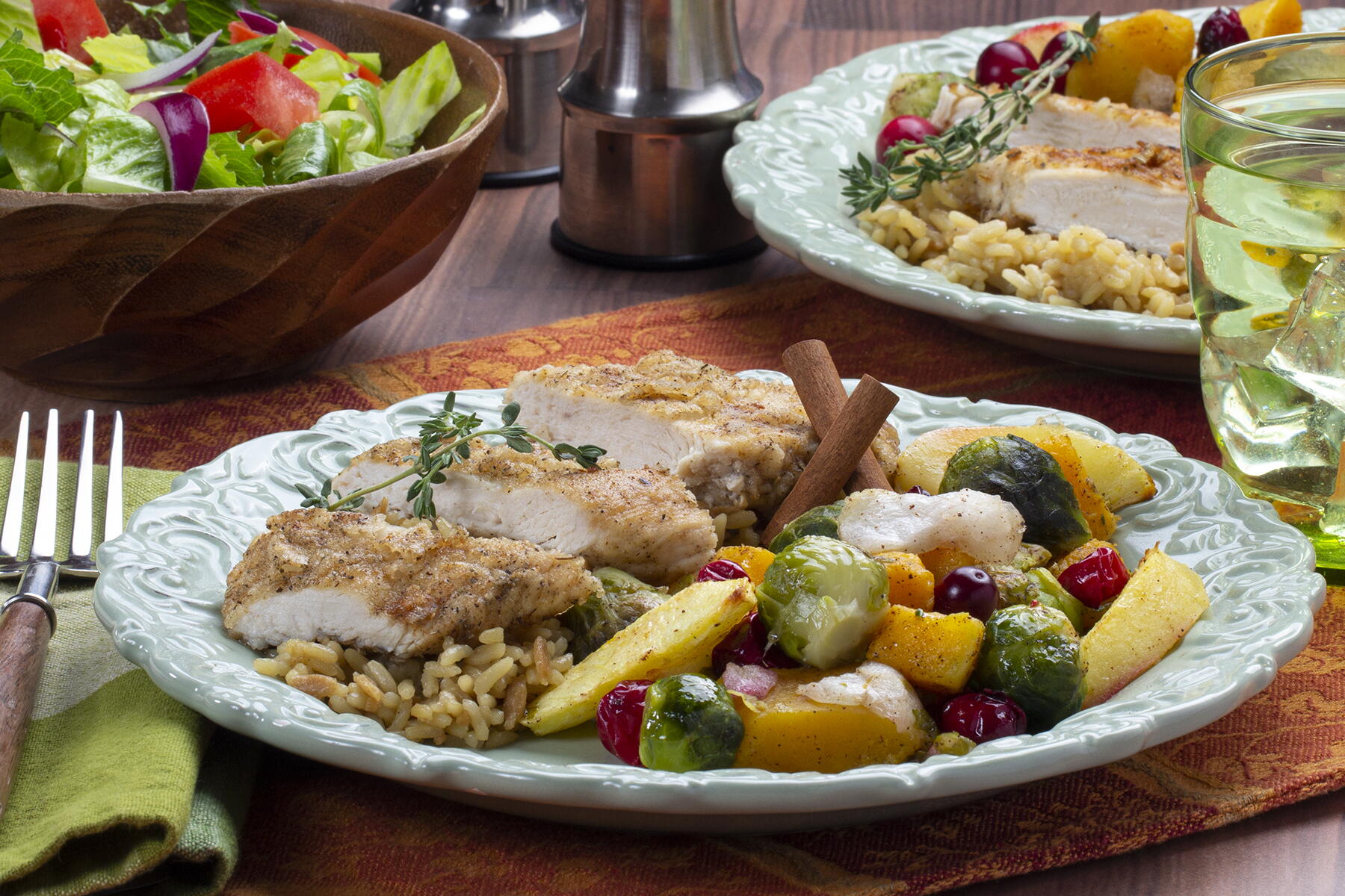 Roasted Veggies & Chicken Dinner | MrFood.com