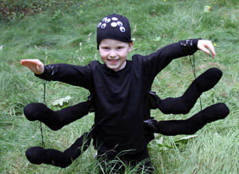 DIY: Easy NO-SEW Spider Costume!!! (plus, one to GIVE AWAY