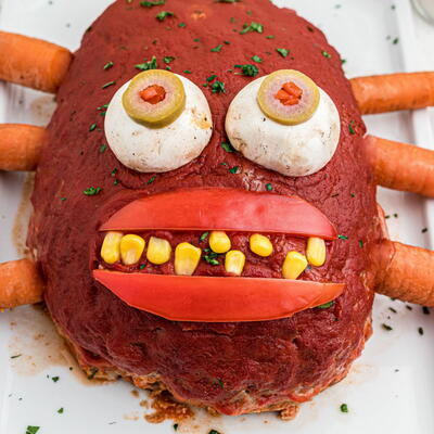 Monster Meatloaf For Halloween