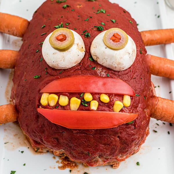 Monster Meatloaf For Halloween