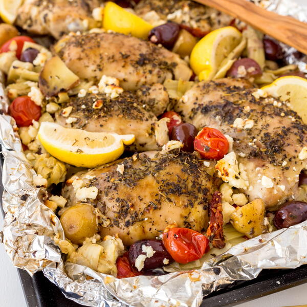 Greek Chicken Foil Pack