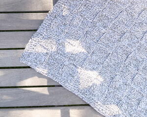 Plaza Baby Blanket Knitting Pattern