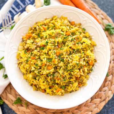 Heart-healthy Rice With Lentils | Quick, Easy & Delicious Recipe