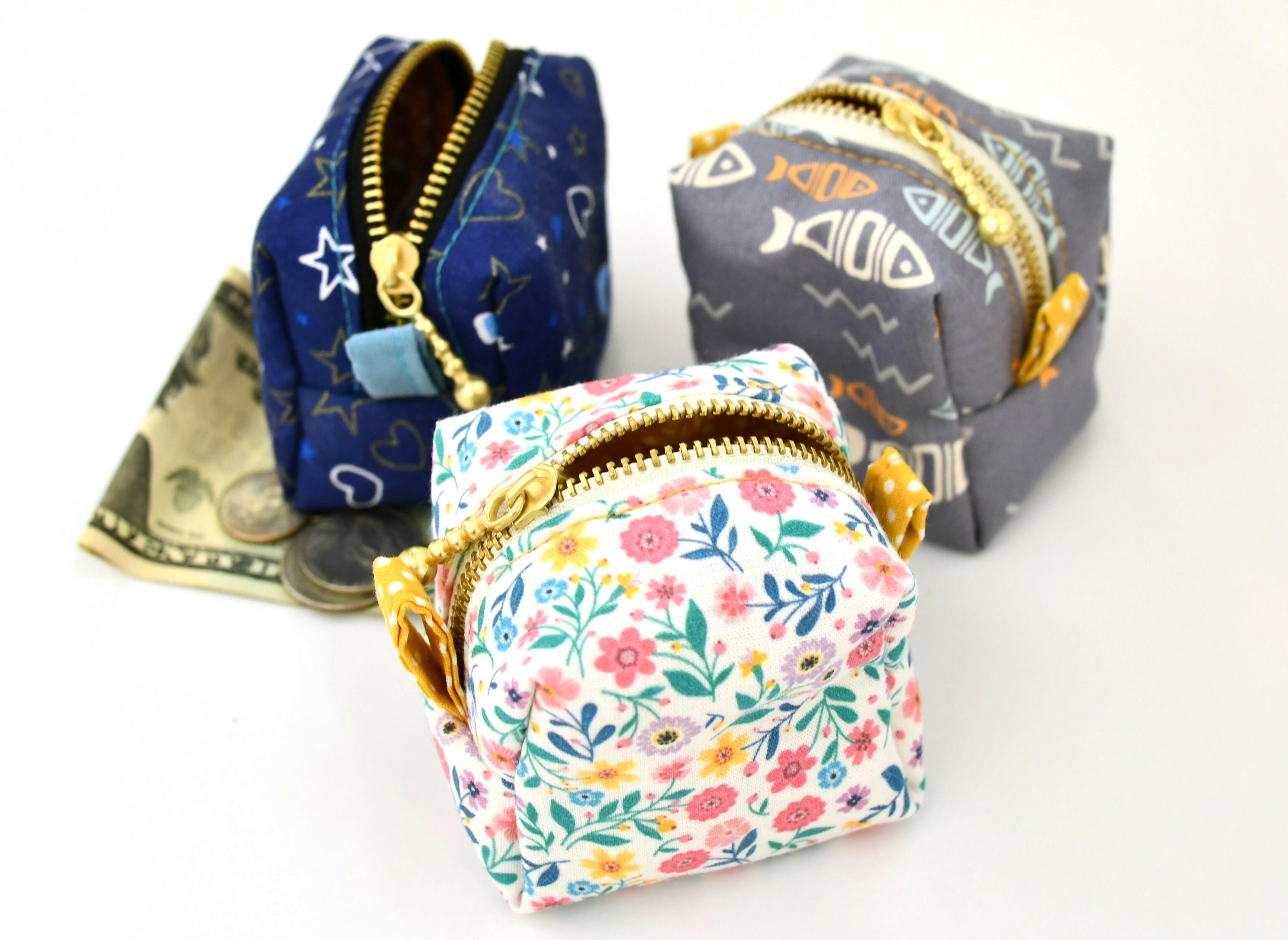 DIY Mini Zipper Pouch (Free Pattern)