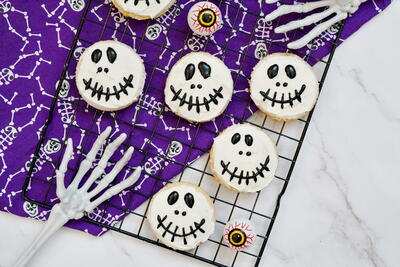 Easy Jack Skellington Nightmare Before Christmas Cookies