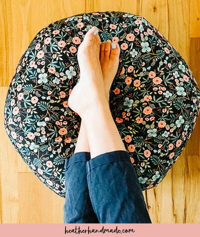 DIY Floor Pouf Sewing Pattern
