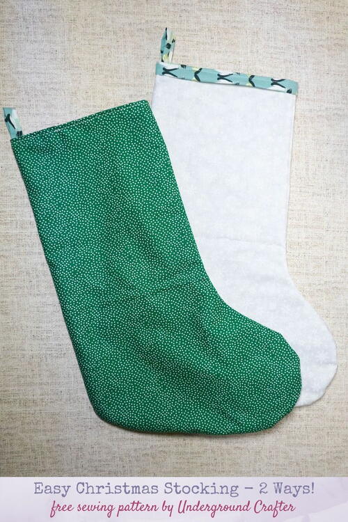 How To Sew A Christmas Stocking