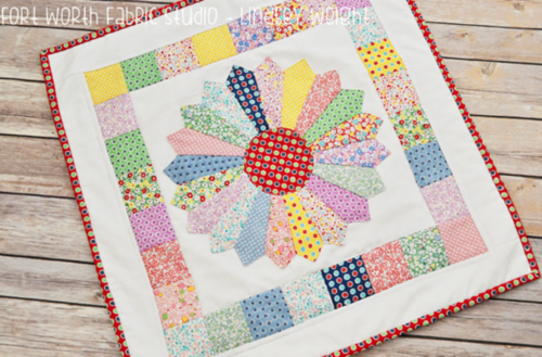 1930s Dresden Plate Mini Quilt