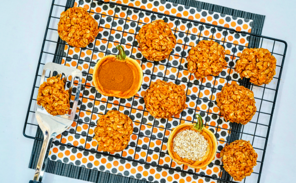 No Bake Pumpkin Cookies