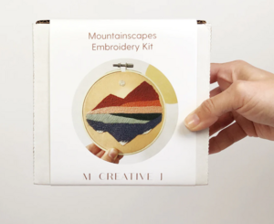 Mountainscapes Intermediate DIY Embroidery Kit Giveaway