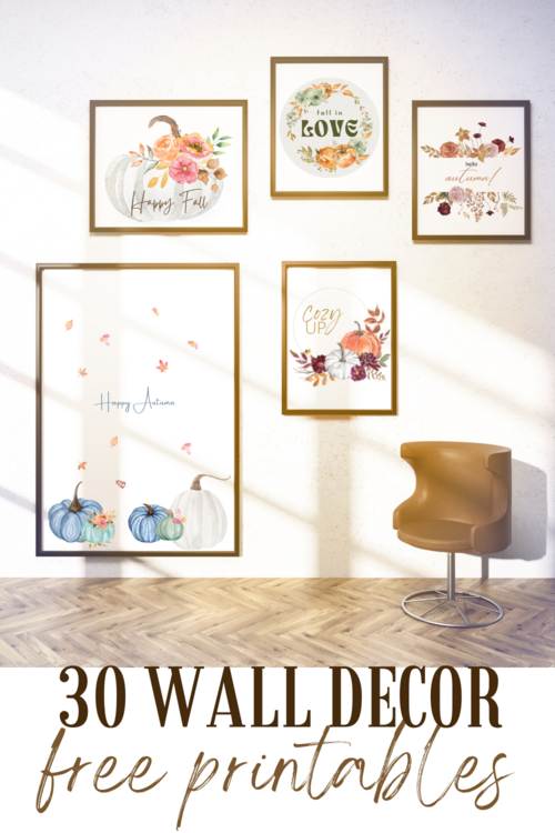 30 Fall Wall Decor Free Printables AllFreeHolidayCrafts com 30 Fall Wall Decor Free Printables AllFreeHolidayCrafts com