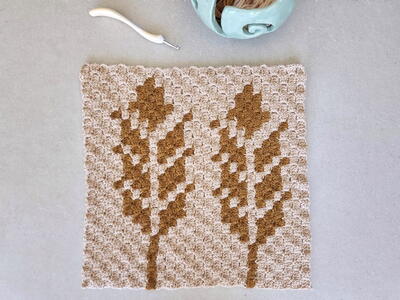Ears Of Wheat C2c Square
