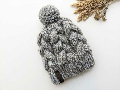 Cable Knit Hat Tutorial, Step-by-Step How to Read a Cable Chart