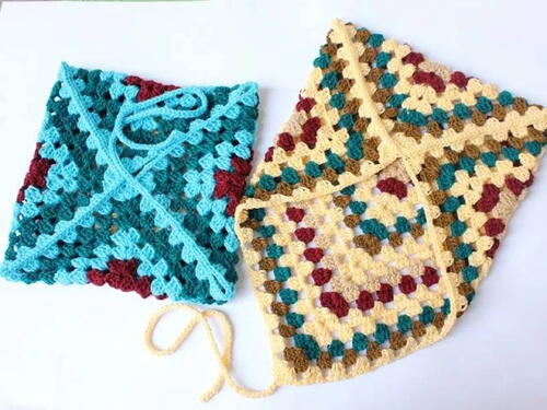 Granny Square Holy Book Cover Easy To Explain