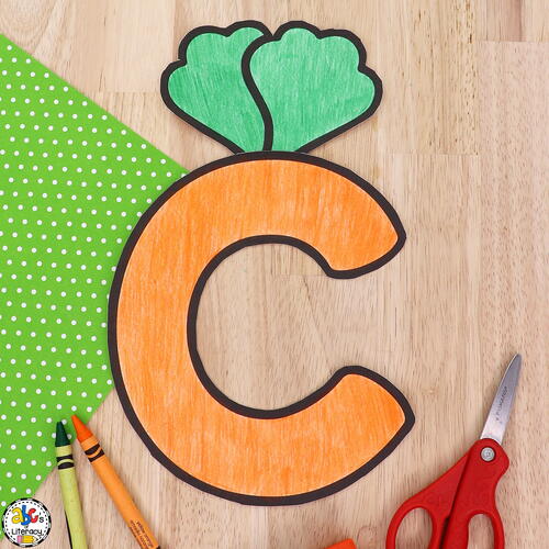 Letter C Carrot Craft