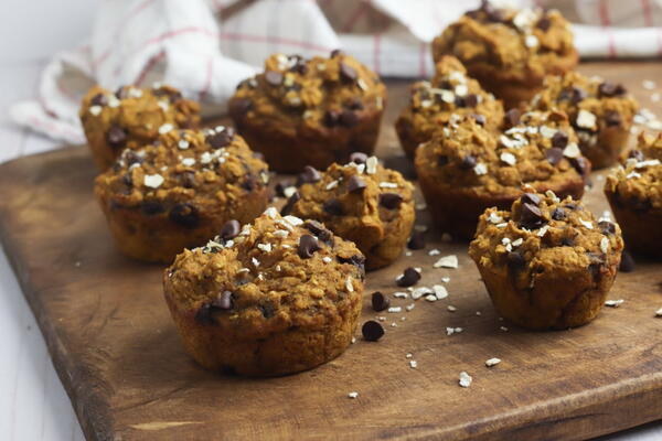 Chocolate Chip Pumpkin Muffins