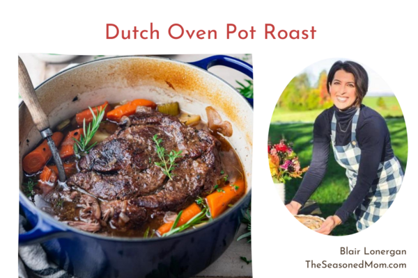 Dutch Oven Pot Roast from The Seasoned Mom