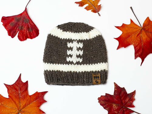 Football Beanie Hat Baby Children Women Men Toque