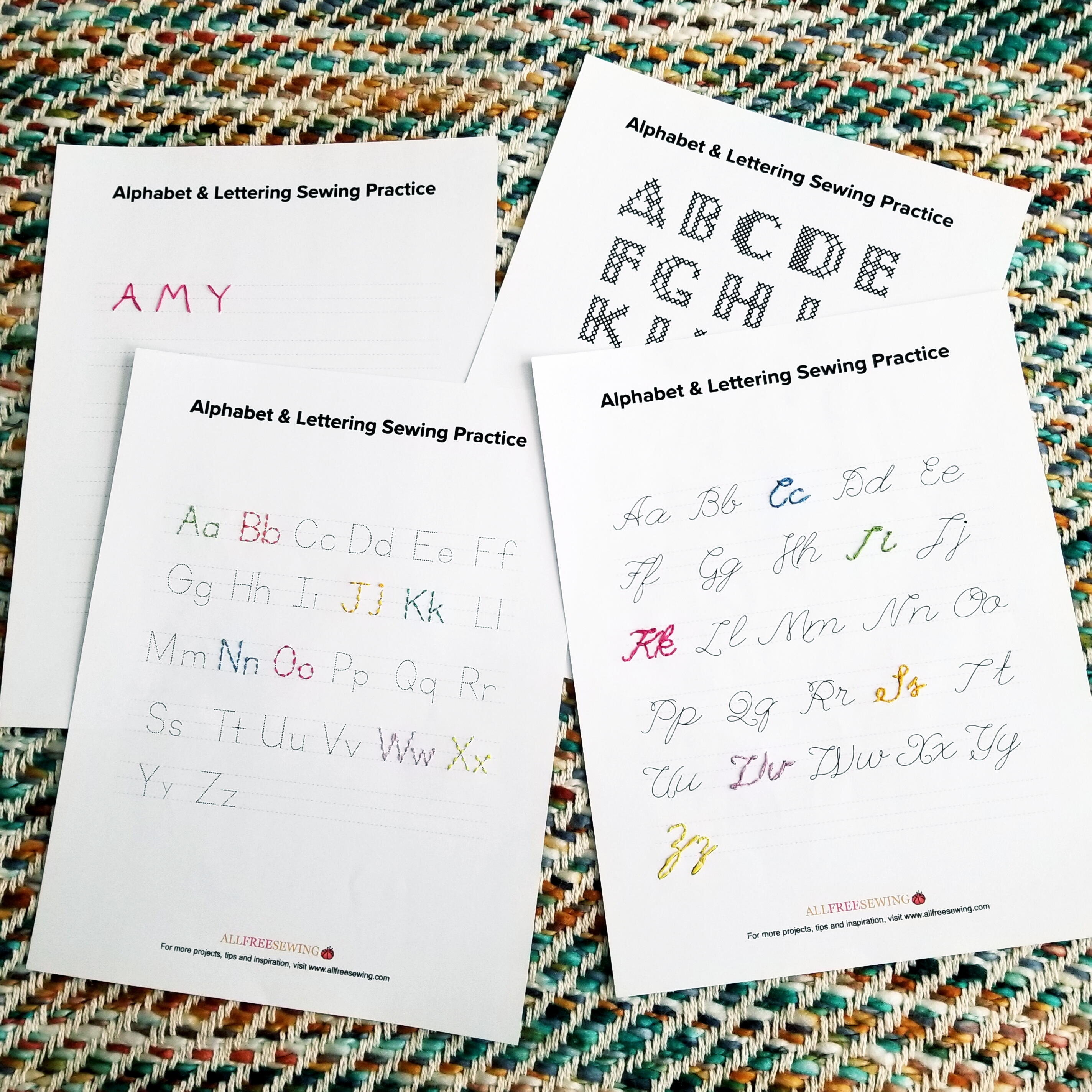 Calligraphy Alphabet Practice Sheets Pdf