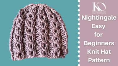 Nightingale Knit Hat Pattern