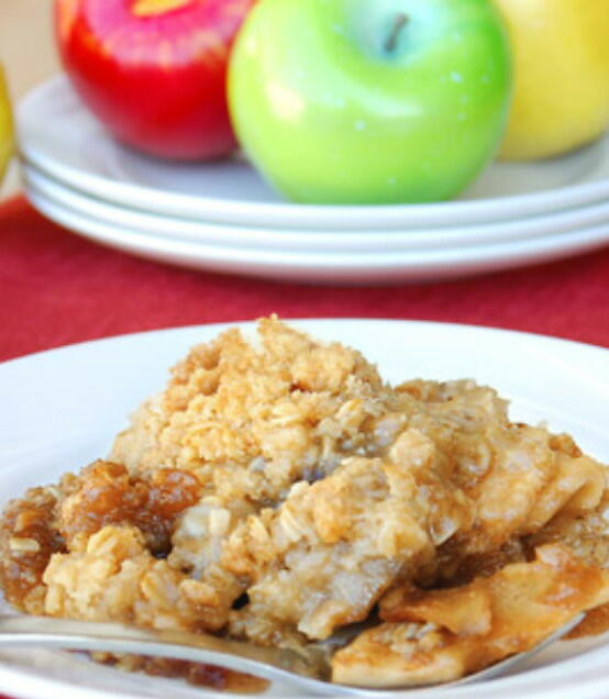 Honeycrisp Apple Crisp | AllFreeCasseroleRecipes.com