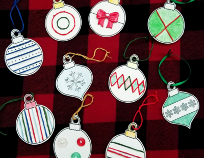 Paper Christmas Baubles PDFs
