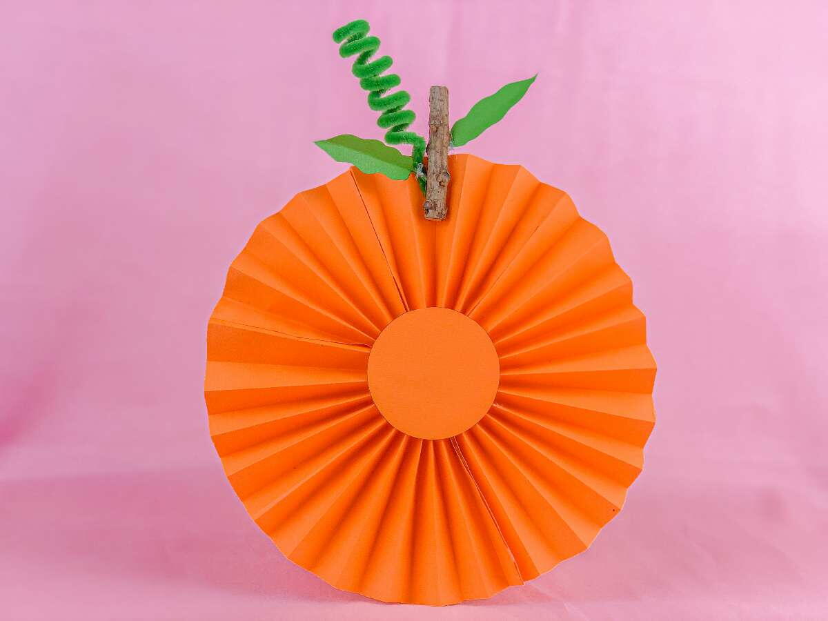 rustic-round-paper-pumpkin-craft-for-fall-allfreepapercrafts