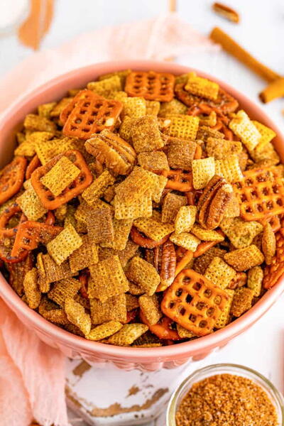 Cinnamon Sugar Chex Mix (sweet And Salty Chex Mix!)