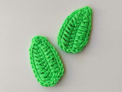 Crochet Feather Leaf