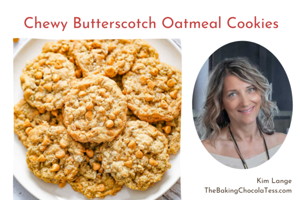 Chewy Butterscotch Oatmeal Cookies from The Baking ChocolaTess