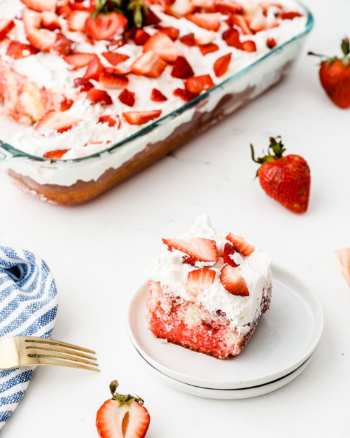 Jello Strawberry Cake