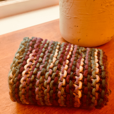 Knitted Dishcloth Pattern: Easy Peasy Garter Stitch